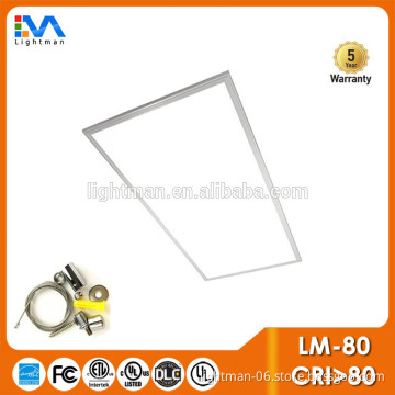 High lumen 100lm/w UL DLC Dimming recessed led panel light 2x4